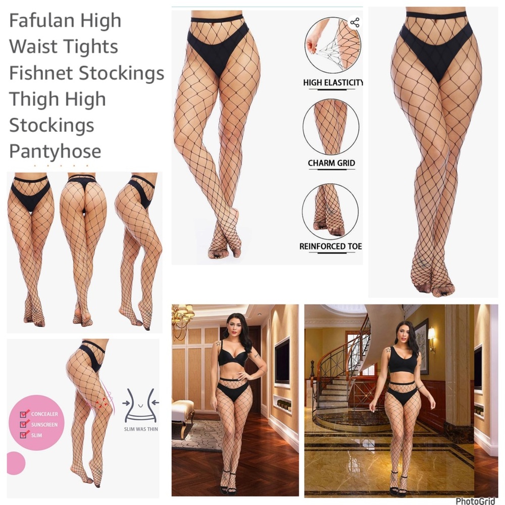 🌟🌟🌟Cindy love fishnet stockings size Small-XXXL NEW